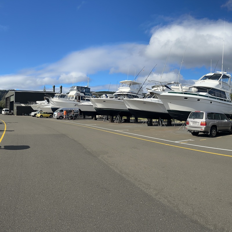 Whangamata marina hard stand mobile Whangamata marina hard stand