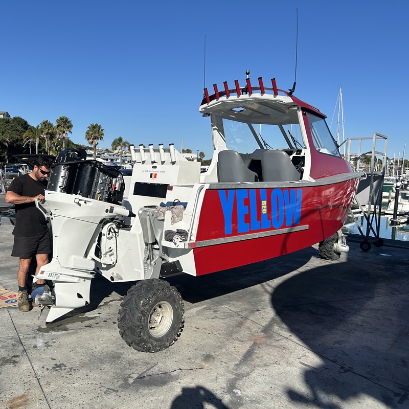 Sealegs Innovision 8.5m Repower final checks
