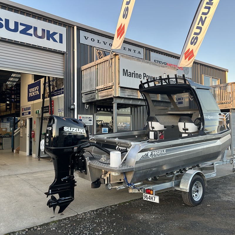 Profile 600H repower with Suzuki DF140BTX