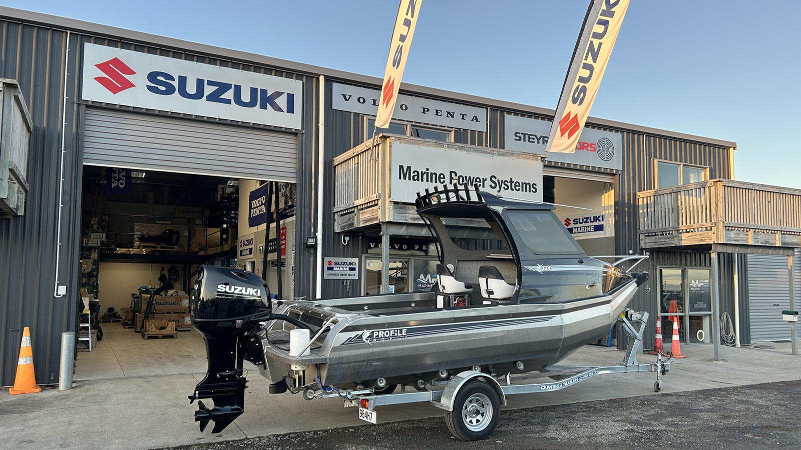 Profile 600H repower with Suzuki DF140BTX