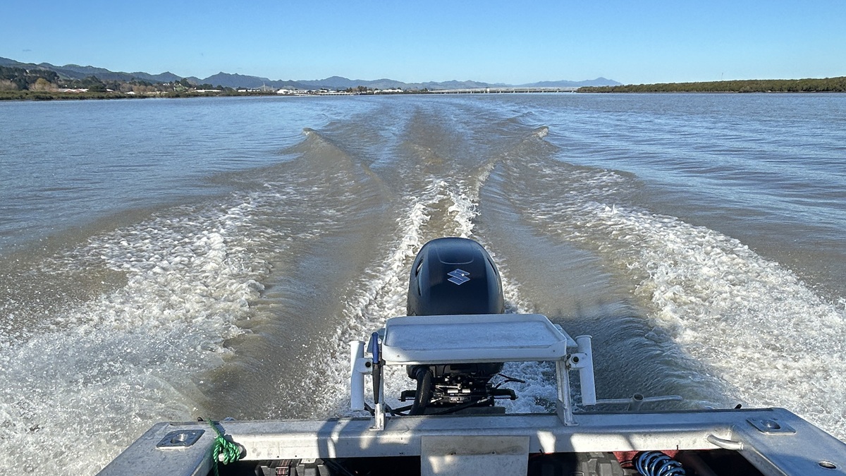 AMF with Suzuki 140hp on sea trial AMF with Suzuki 140hp on sea trial