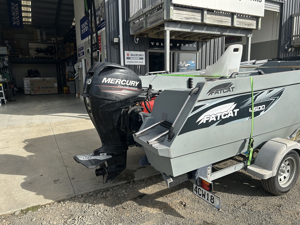 Fatcat 4500 with old mercury 50hp Fatcat 4500 with old mercury 50hp