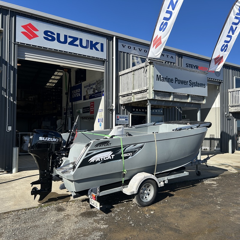 Fatcat repower with Suzuki DF60ATHL mobile Fatcat repower with Suzuki DF60ATHL