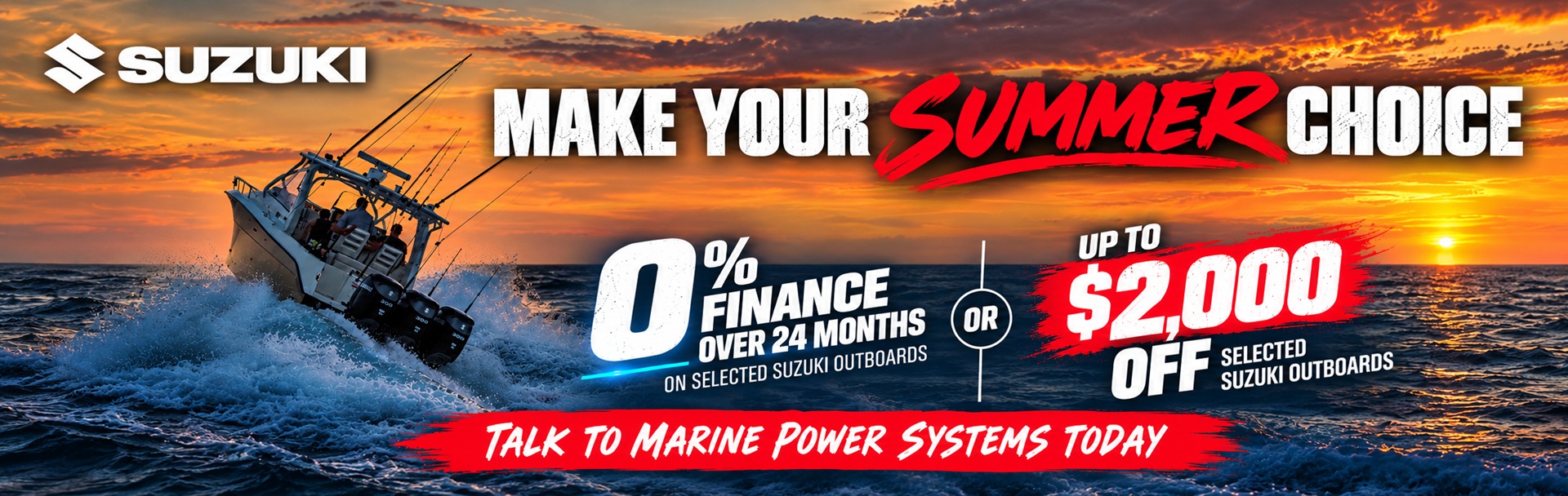 Suzuki make your summer choice promo Suzuki make your summer choice promo